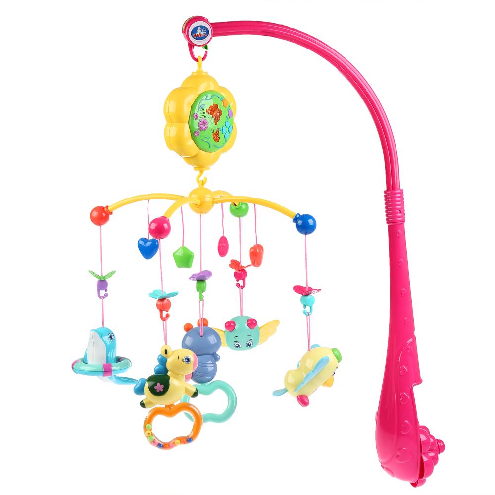 Музыкальная карусель на кроватку (колыбельные, звуки природы и сказки) в кор. Умка в кор.2*9шт
