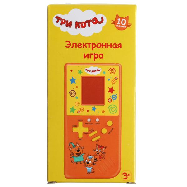 Электронная логическая игра Три Кота кор.7*14*2см ИГРАЕМ ВМЕСТЕ в кор.2*120шт