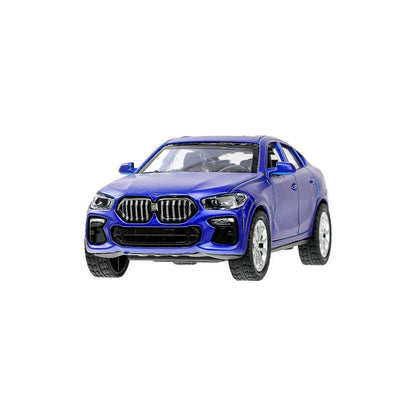 Модель металл BMW X6 10 см, двери, инерция Технопарк в кор.2*120шт