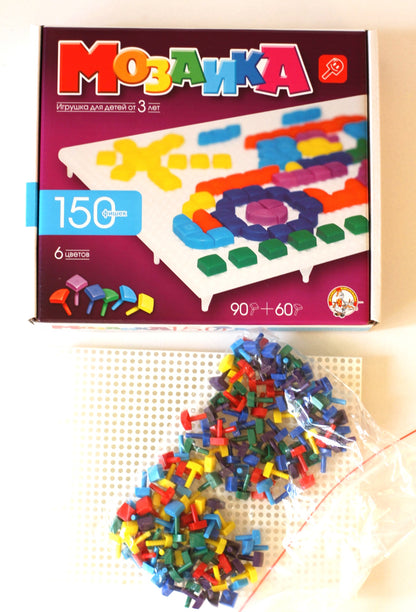 Мозаика фиг/6цв/150шт/1поле/230х200х35 (арт. 966)