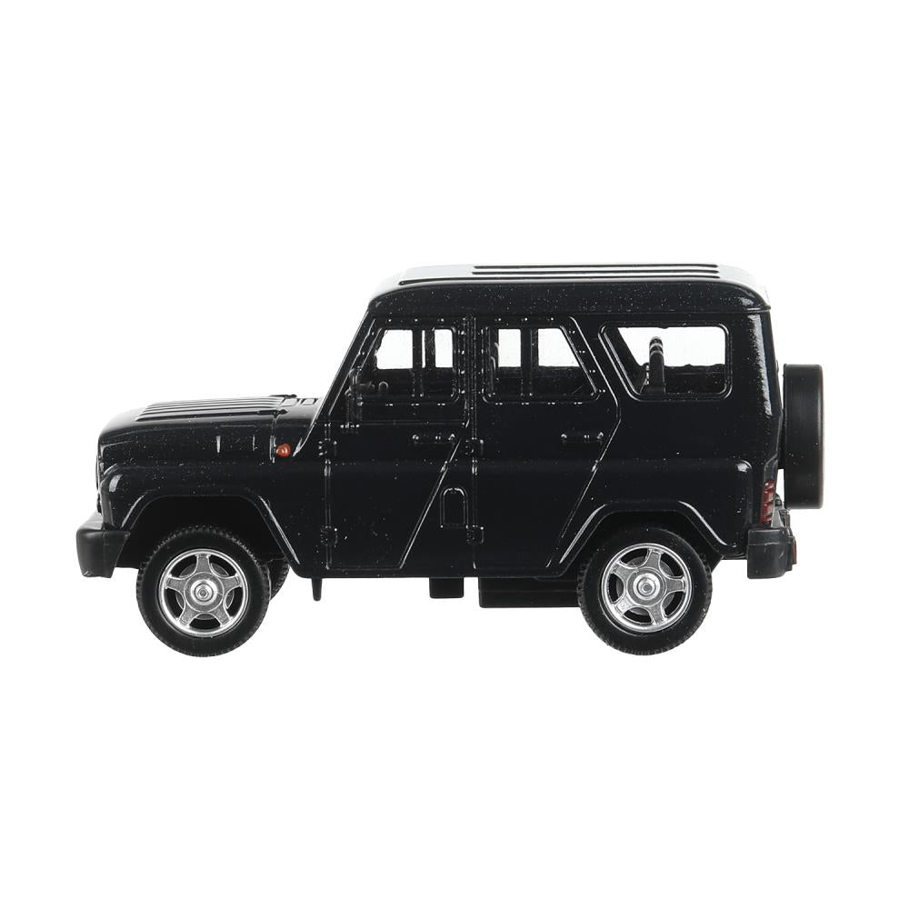 Машина металл UAZ ХАНТЕР длина 10,5 см, инерция, темно-серый, кор. Технопарк в кор.2*36шт