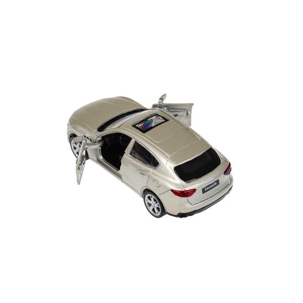 Технопарк. Модель "Maserati Levante Hybrid" 11,5 см, металл, двери, инерц., серебристый, арт.67348