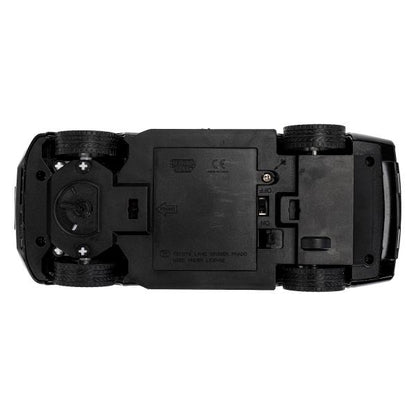 Машина ру TOYOTA PRADO свет, 19 см, черн, кор - в кор.2*24шт
