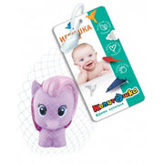 Игрушка для ванны пони фиолетовая в сетке, КАПИТОШКА в кор.500шт