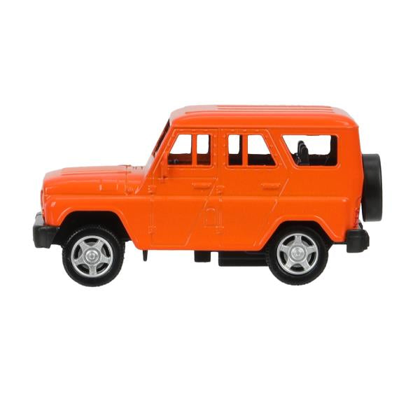 Машина металл UAZ ХАНТЕР длина 10,5 см, инерция, оранжевый, кор. Технопарк в кор.2*36шт