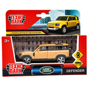 Машина металл range rover DEFENDER 10,5см, двери, инерция, кор. Технопарк в кор.2*120шт