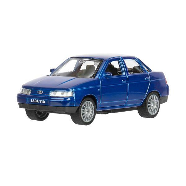 Машина металл LADA 110 12 см, двери, инерц., кор. Технопарк в кор.2*24шт