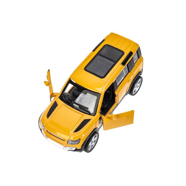 Машина металл range rover DEFENDER 10,5см, двери, инерция, кор. Технопарк в кор.2*120шт