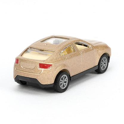 Машина металл BMW X6, размер 7,5 см, инерция, блистер - в кор.2*288шт