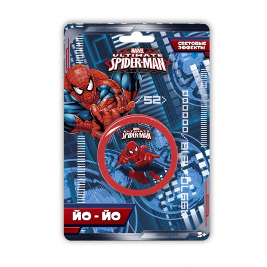 Йо-йо spider-man, свет, блист.11*15*3см - в кор.4*144шт