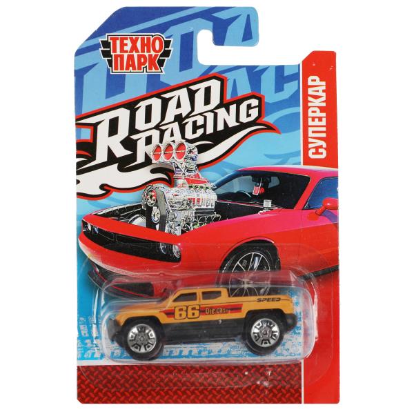 Машина металл ROAD RACING СУПЕРКАР 7,5 см, в ассорт, блист. Технопарк в кор.2*360шт