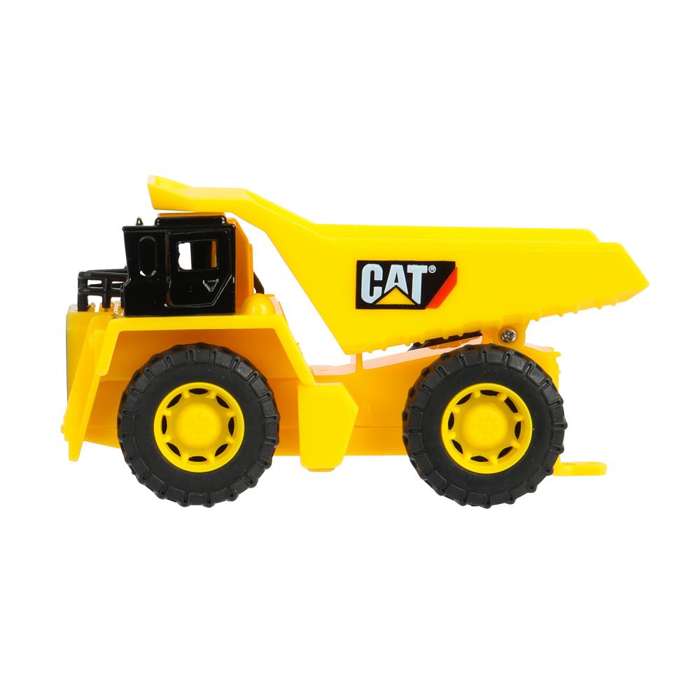 Машина металл caterpillar КАРЬЕРНЫЙ САМОСВАЛ, 12 см, двери, инерция Технопарк в кор.2*24шт