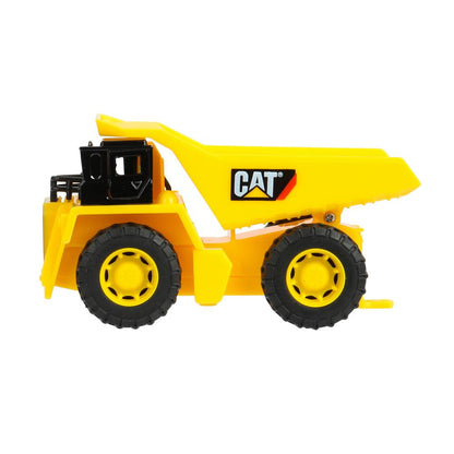 Машина металл caterpillar КАРЬЕРНЫЙ САМОСВАЛ, 12 см, двери, инерция Технопарк в кор.2*24шт