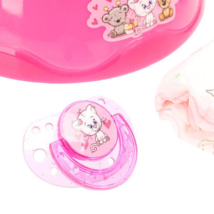 Пупс озвуч 40см, пьет, писает, закр. глазки, 4акс, 2000 слов КАРАПУЗ в кор.8шт