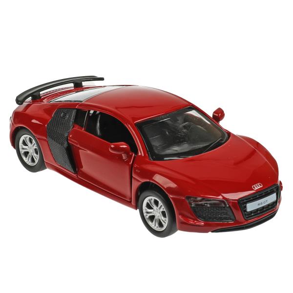 Технопарк. Модель "Audi R8 GT" металл 11,4 см, двери, инерция, красная кор. арт.67333