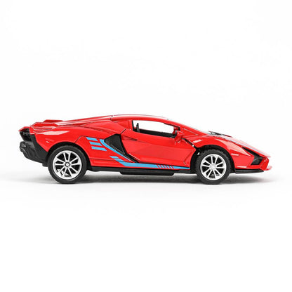 1:32 модель металл свет-звук lamborghini sian 14.9см, двери, инерция, багаж. - в кор.2*48шт