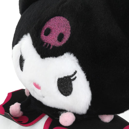 Игрушка мягкая Kuromi San RIO Куроми 17см в черной шапочке, в пакете "МУЛЬТИ-ПУЛЬТИ" в кор.24шт