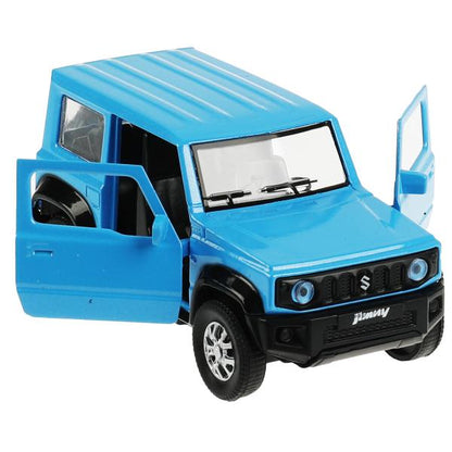 Технопарк. Модель "Suzuki Jimny" металл 11,5 см, двери, багаж, инерц, синий, арт.JIMNY-12-BUBK