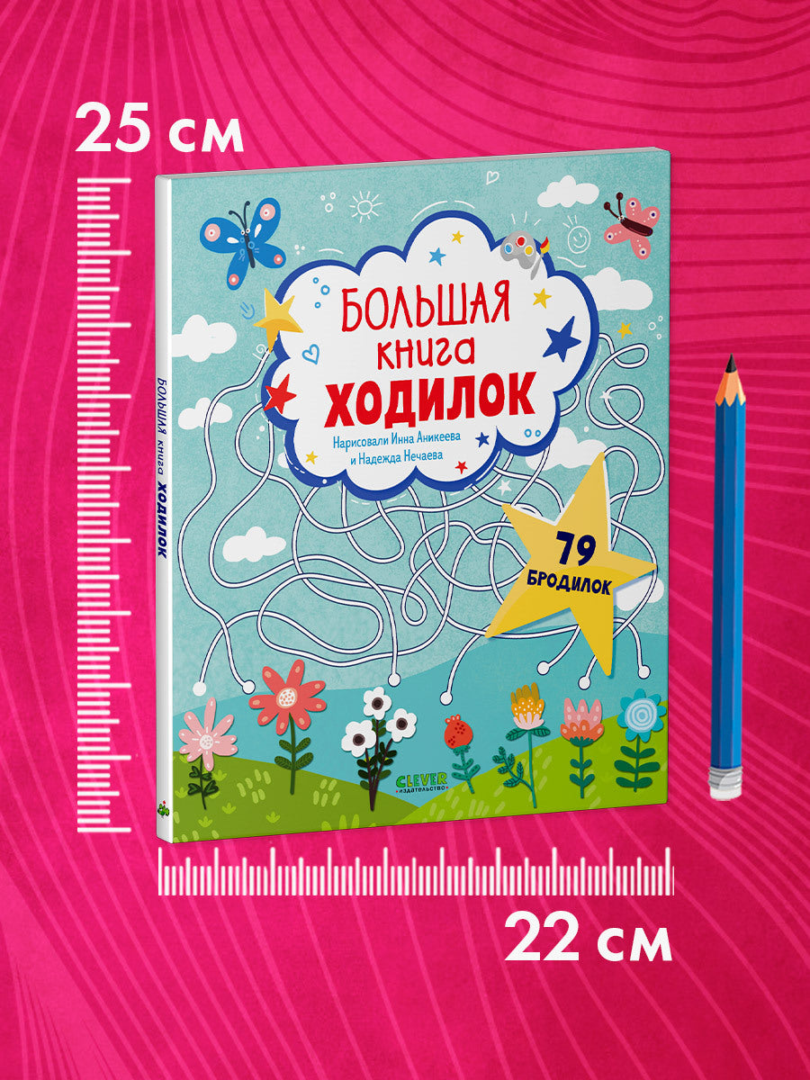Лабиринты. Большая книга ходилок