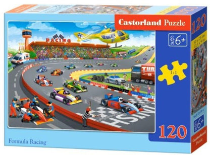 Пазл Castorland 120 Формула-гонки, (120 деталей MIDI) Castor Land