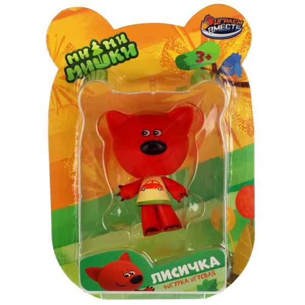 Фигурка Лисичка Ми-ми-мишки 8 см, на блистере ИГРАЕМ ВМЕСТЕ в кор.96шт