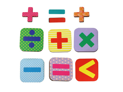 Игра развивающая "Арифметика" (деревянные цифры и знаки) Baby Toys Wood