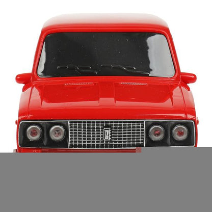 Машина р/у ВАЗ-2106 18 см, свет, крас, кор. Технопарк в кор.24шт
