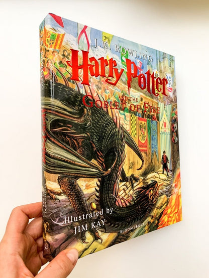 Harry Potter and the Goblet of Fire Illustrated Edition (J.K. Rowling) Гарри Поттер и Кубок Огня Илл.издание/ Книги на английском языке