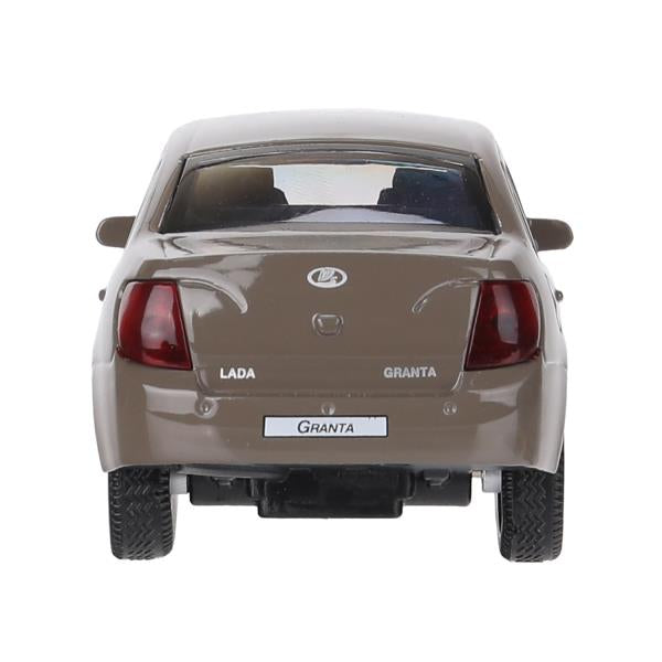 Машина металл LADA granta 11,5 см, двери, инерц, коричневый, кор. Технопарк в кор.2*36шт
