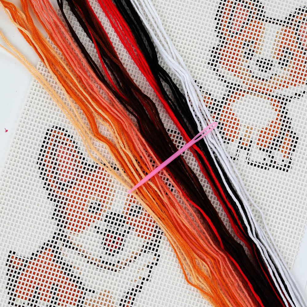 Вышивка на пластиковой канве корги MultiArt в кор.100шт