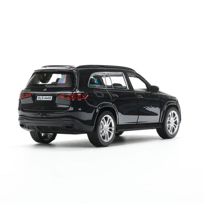Машина металл MERCEDES-BENZ gls class amg 12см, дв,баг,ин,темно-серый, кор. Технопарк в кор.2*36шт