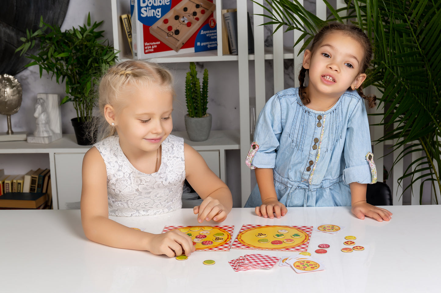 Игра настольная "Pizza Party" Baby Toys в кор.14шт