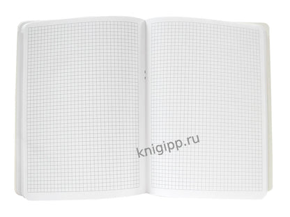 MyArt. БЛОКНОТ в клетку My big notebook. Девочка в наушниках