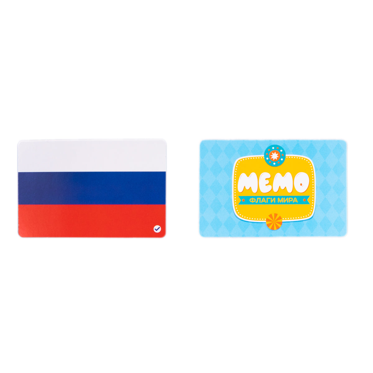 Игра настольная "МЕМО" Флаги (Мир). Серия АКТИВ time
