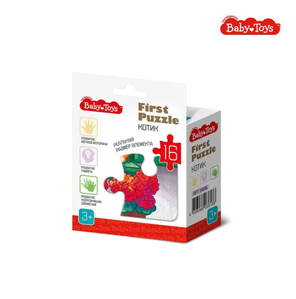 Пазл First Puzzle "Котик" (16 эл) Baby Toys