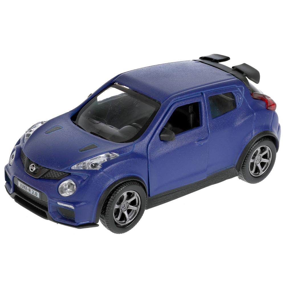 Машина металл NISSAN JUKE-R 2.0 SOFT 12 см, двер, багаж, инерц, синий, кор. Технопарк в кор.2*36шт