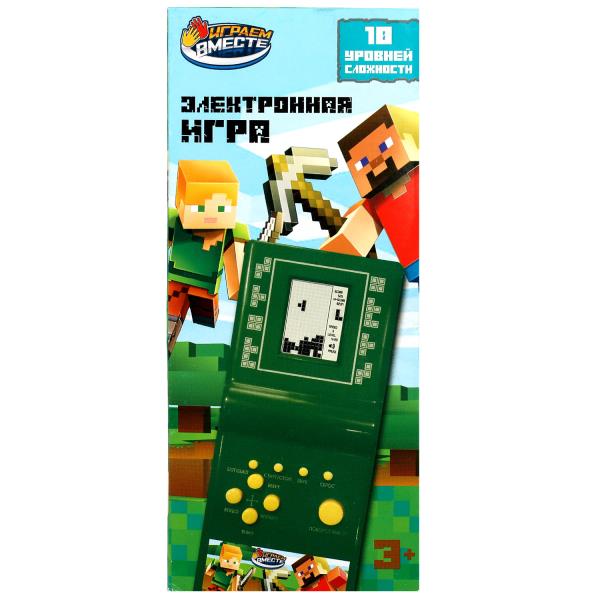 Электронная логическая игра кор.7*14,5*2см ИГРАЕМ ВМЕСТЕ в кор.2*144шт