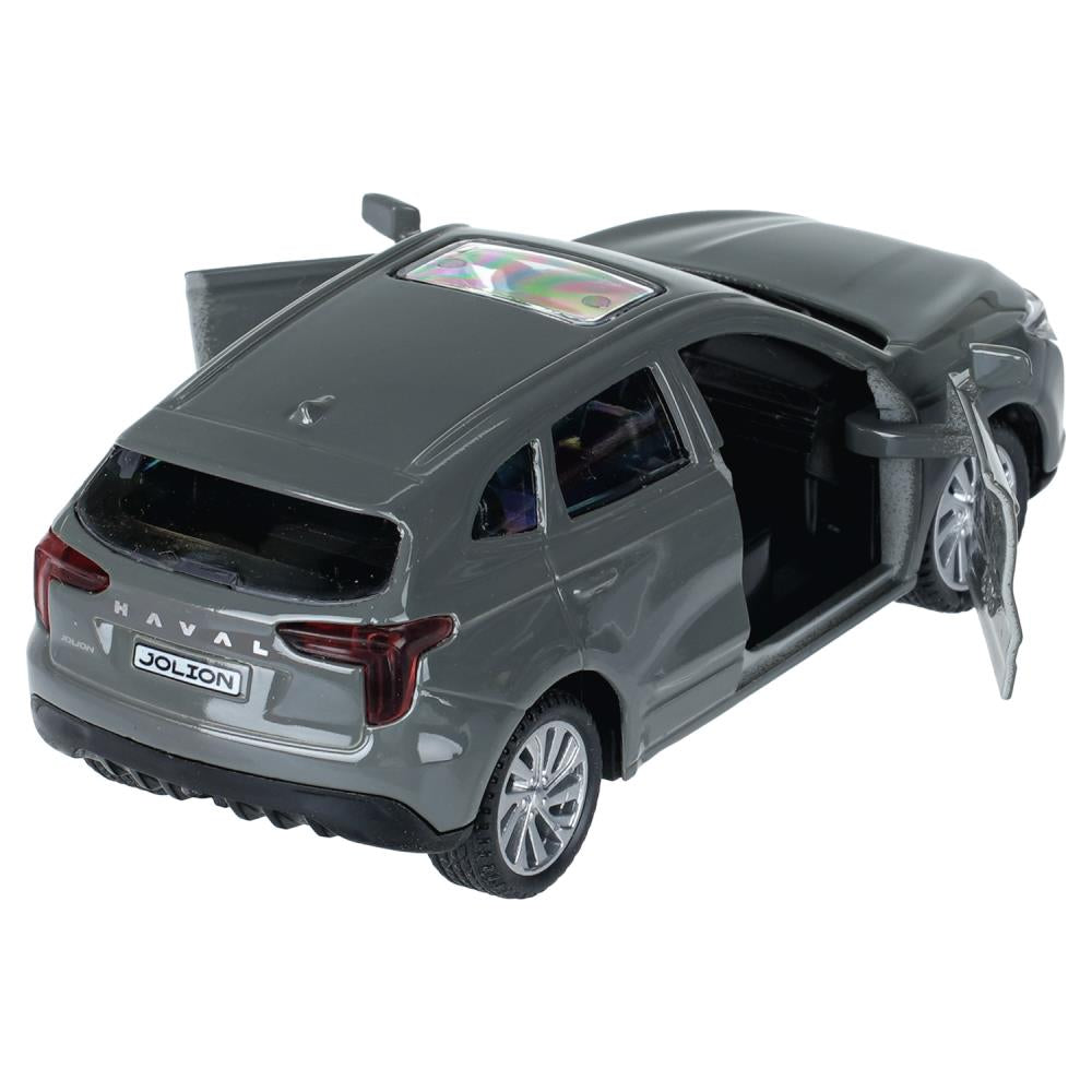 Машина металл haval jolion 10,5 см, двери, инерц. серый, Технопарк