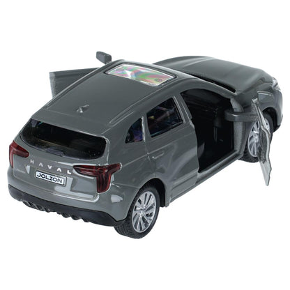 Машина металл haval jolion 10,5 см, двери, инерц. серый, Технопарк