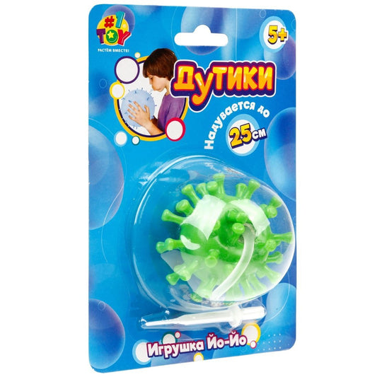 Т25214, Игрушка ДУТИКИ ВИРУС 1TOY, матовый, макс. размер 25 см., вес 29г, 3 вида в асс.