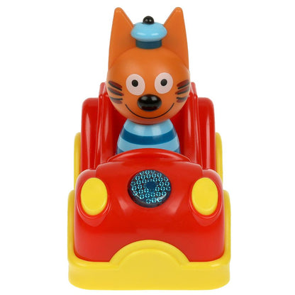 Машинка с фигуркой коржика ТРИ КОТА 10 + песен, стихов и фраз в кор. Умка в кор.72шт