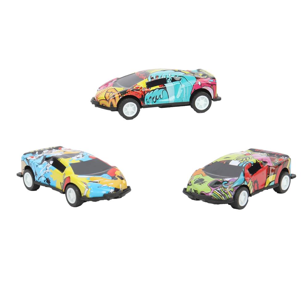 Машина металл Хот Вилс hot wheels набор СПОРТКАР 7 см, 3 шт, в ассорт, кор. Технопарк в кор.2*120наб