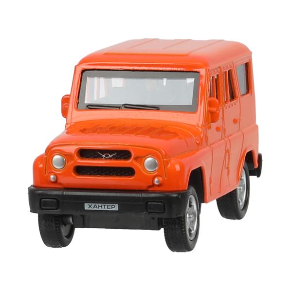 Машина металл UAZ ХАНТЕР длина 10,5 см, инерция, оранжевый, кор. Технопарк в кор.2*36шт