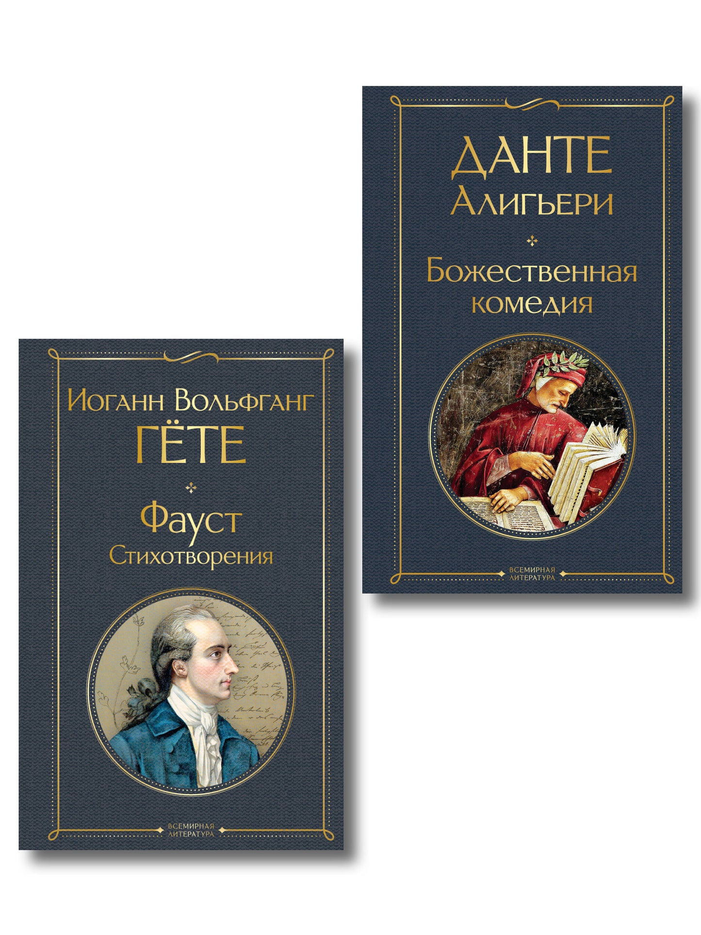 Комплект Путешествие сквозь вечность (из 2-х книг Божественная комедия и Фауст. Стихотворения )