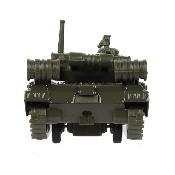 Модель металл ТАНК Т-90, 12 см, подвиж. дет., инерц.,кор. Технопарк в кор.2*24шт
