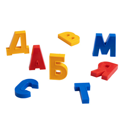 МАГНИТНАЯ АЗБУКА. НАБОР БУКВ РУССКОГО АЛФАВИТА (H=35, 106 ШТ.) в кор.10шт