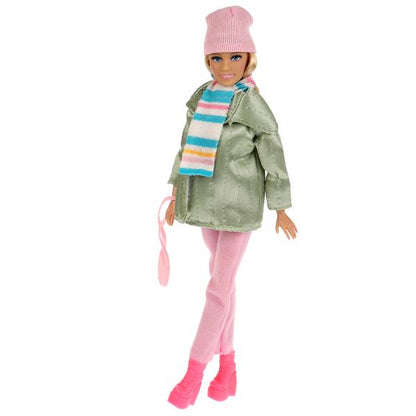 Кукла 29 см София беременная, руки и ноги сгиб, акс, зимняя одежда, кор КАРАПУЗ в кор.24шт