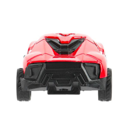 Машина металл Хот Вилс СПОРТКАР 9,5 см, красный, инерц., кор. - в кор.2*120шт