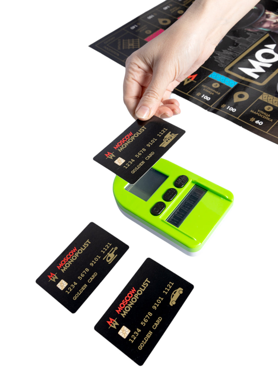 Игра экономическая "Монополист. Black Edition" с терминалом для карт Tom Toyer