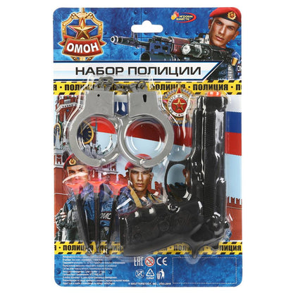 Набор полиция на блистере (русс. уп.) 31*21*3см Играем вместе в кор.2*84шт